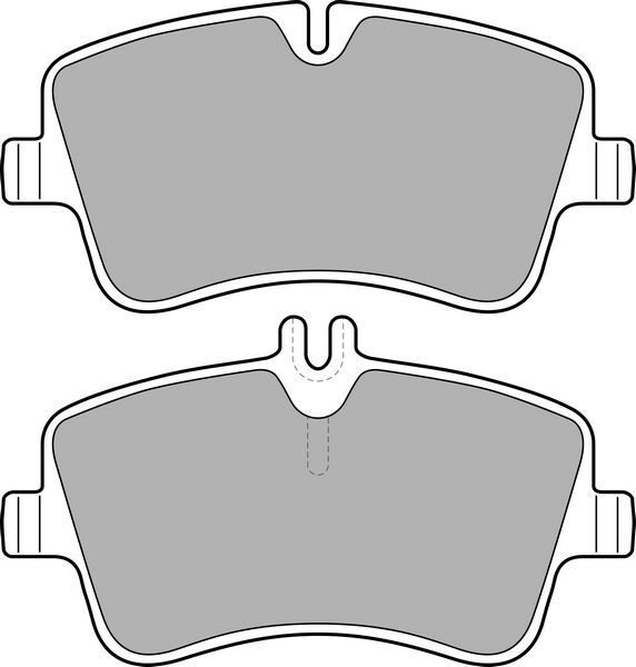 FREN BALATASI ON MERCEDES W202 W203 CL203 C209 R171
