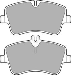 FREN BALATASI ON MERCEDES W202 W203 CL203 C209 R171
