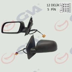 DIŞ DİKİZ AYNASI SOL POLO 02 ELEKTRİKLİ ISITMALI ASFERİK 5 FİŞ VM-194EHAL