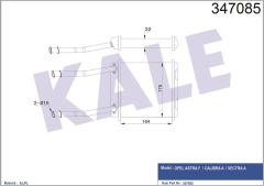 KALORİFER RADYATÖRÜ ASTRA F-CALIBRA A-VECTRA A BORULU KLİMASIZ 175x188x48