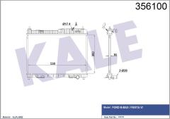 MOTOR SU RADYATORU FIESTA 1.25 16V 1.4 16V 08 B MAX 1.4 16V 12 350 558 18