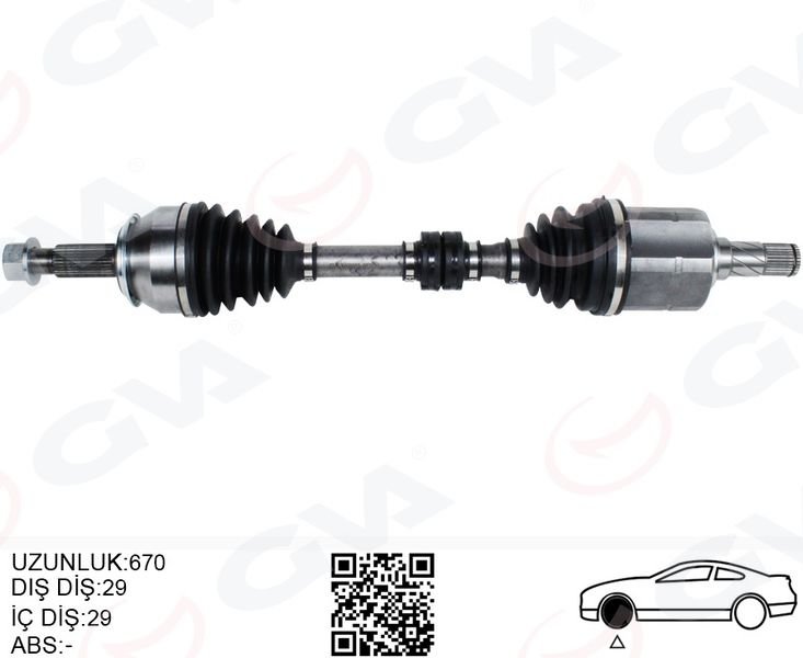 KOMPLE AKS SOL NISSAN QASHQAI 1.6L Dci R9M dizel J11 13-> OTOMATİK VİTES