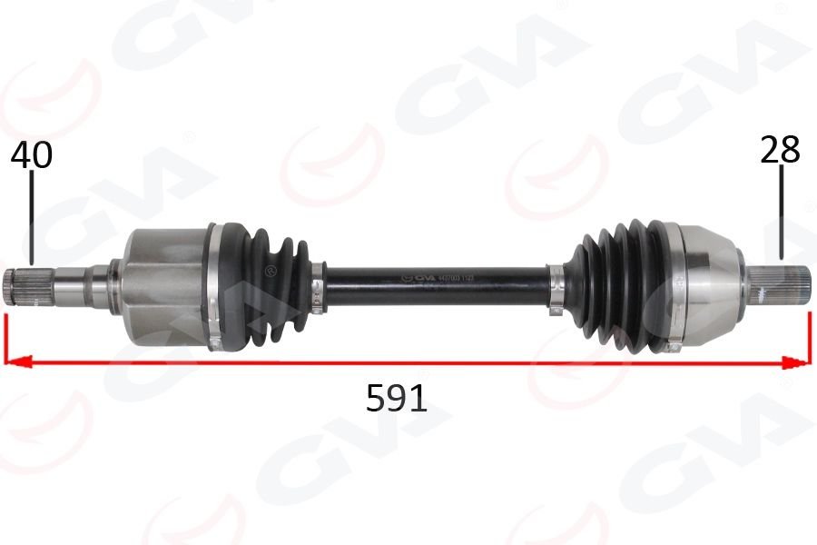 ÖN AKS KOMPLE SOL FORD MONDEO 4 2.0 TDCI 07>14 OTOM.