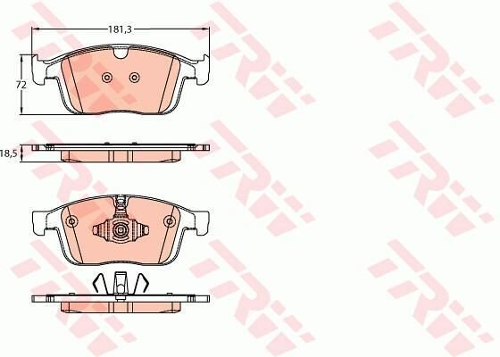 ÖN BALATA VOLVO XC60 D3 2015-17 D4 15-17 T5 2015-2017 T6 2013 156