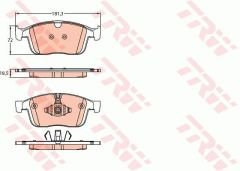 ÖN BALATA VOLVO XC60 D3 2015-17 D4 15-17 T5 2015-2017 T6 2013 156