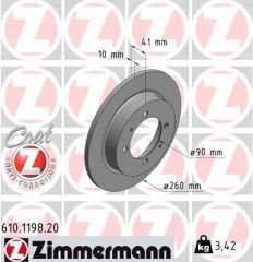 ARKA FREN AYNASI VOLVO S40 V40 95-04 CARISMA 95-06 SPACE STAR 98-04 260x10x4DL 986478898-DF2784