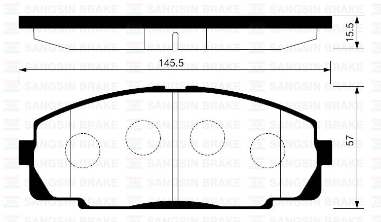 ÖN BALATA HILUX 3 PICKUP 2.5D 2.5D4D 3.0D 07 GDB770-GDB3528-GDB3534