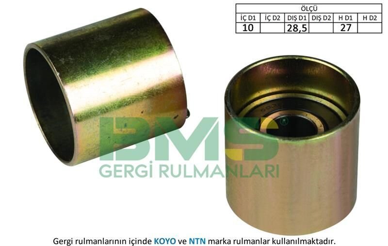 EKSANTRİK GERGİ RULMANI GOLF4/5-PASSAT-JETTA-A3-LEON 1.8-1.8T-2.0 FSI AGN-AGU-AWT-BLR-BVY-BVZ