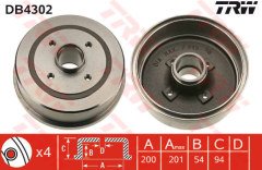 ARKA FREN KAMPANA CORSA C 01 11 ABS Lİ