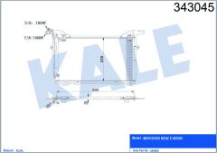 KLIMA RADYATORU MERCEDES E-CLASS W210 S210