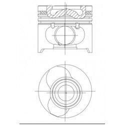 MOTOR PİSTON SEGMAN 0.50 CLIO-KANGOO 1.5 DCI K9K 76.50 26 pim 0.20mm. Kısa