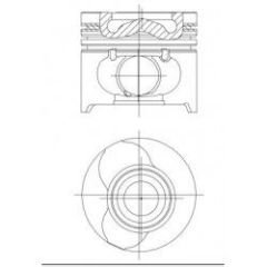 MOTOR PİSTON SEGMAN 0.50 CLIO-KANGOO 1.5 DCI K9K 76.50 26 pim 0.20mm. Kısa
