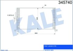 KLIMA RADYATORU YB - XB AJ-V6 X-TYPE 1 X400 2002 2009