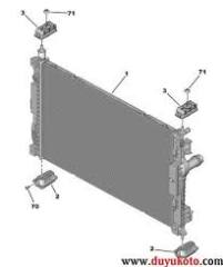 RADYATÖR 308 1.6 07 / CİTROEN DS4 1.6 11 615 416 23