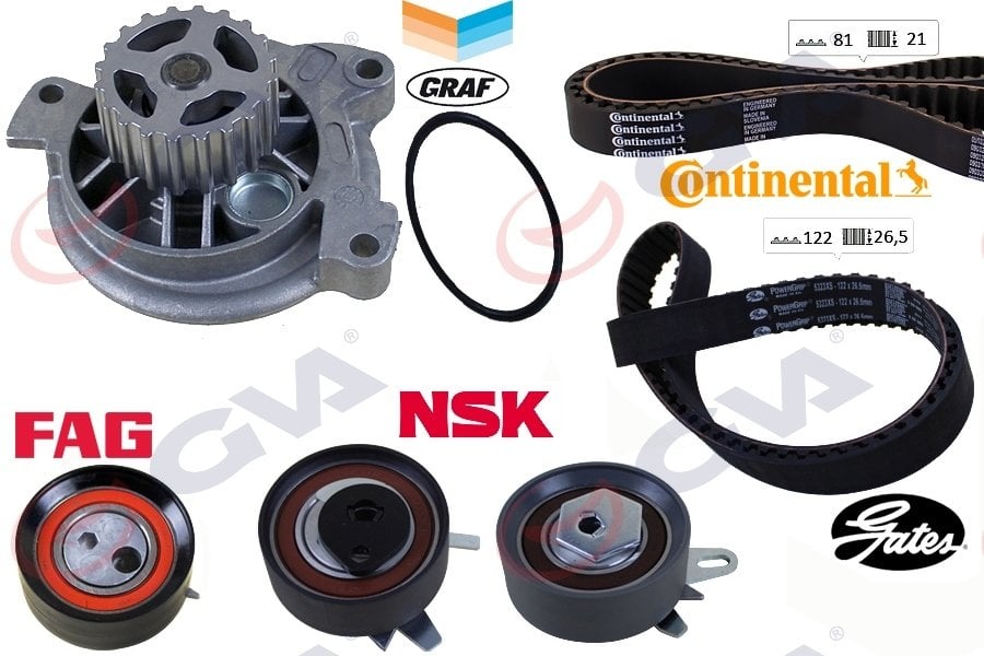 DEVİRDAİMLİ TRİGER SETİ 122x26.5 -081x21 T4 2.5TDI - LT35 2.5TDI ACV-ANJ-AVR