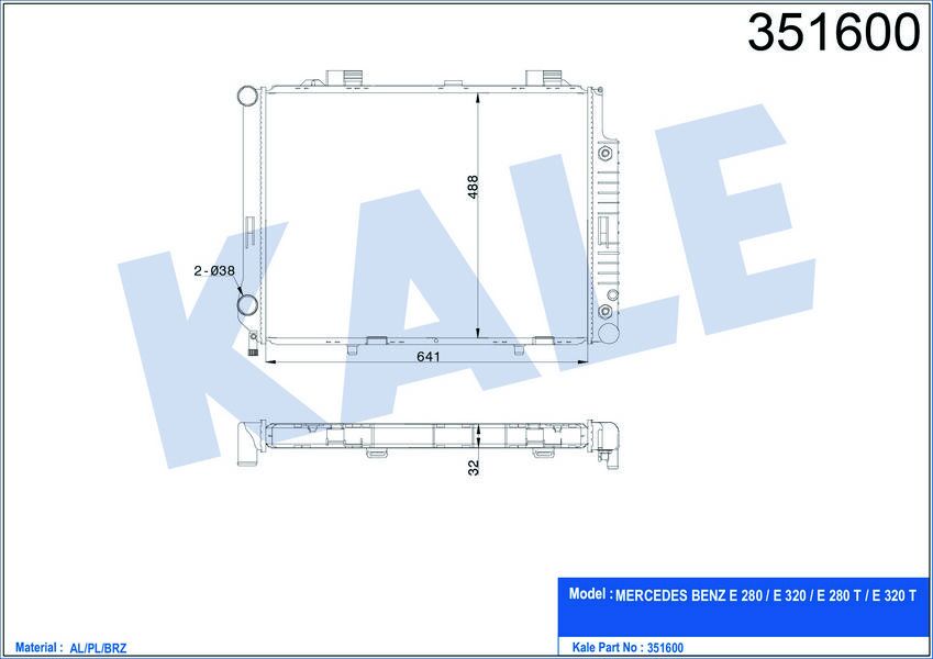 MOTOR SU RADYATORU MERCEDES E-CLASS W210 S210
