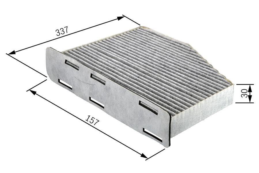 POLEN FİLTRESİ P206 98- 1.1i-1.4i-1.4HDI-1.6i-1.6 16V-1.9D