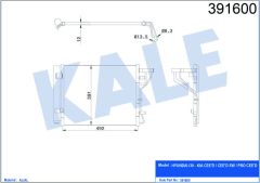 KLİMA KONDENSERİ HYUNDAI İ30-İ30 CW-KIA CEED-CEED SW-PRO CEED AL/AL 512x391x16