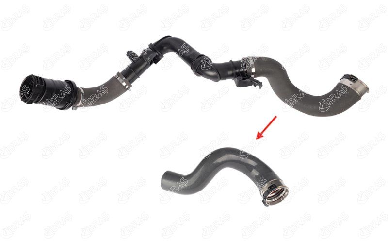 TURBO HORTUMUPLASTİK BORU HARİÇOK İLE GÖSTERİLEN BÜYÜK HORTUM RENAULT TRAFIC