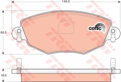 ON FREN BALATASI MONDEO 3 00>07 JAGUAR X TYPE 04>09