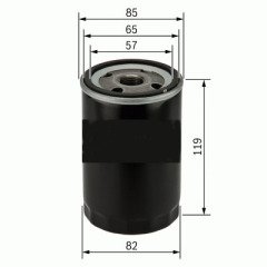 YAĞ FİLTRESİ TOYOTA HILUX - HIACE PİCK UP 88-94 W818/81 x