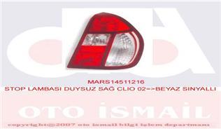 STOP LAMBASI DUYSUZ SAĞ CLIO 02 BEYAZ SİNYALLİ