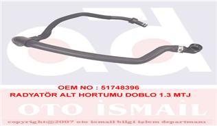 RADYATÖR ALT HORTUMU FIAT DOBLO 02 1.3JTD