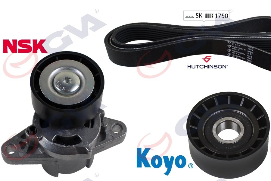 ALTERNATÖR GERGİ KİTİ KÜTÜKLÜ CLIO 2-KANGOO-MEGANE 1-SCENIC 1-LOGAN 1.4-1.6 16V KLİMALI HİDR K015PK1750