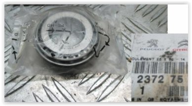 ŞANZUMAN RULMANI P206-P207-P307-P406-P407-PARTNER-BERLINGO-C3-C4-C5-C8-XSARA