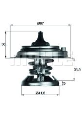 TERMOSTAT 85 C MERCEDES OM601 OM602 OM603 OM605 OM611 OM612 W124 W201 W210 W460 W461 W463 B901 B904