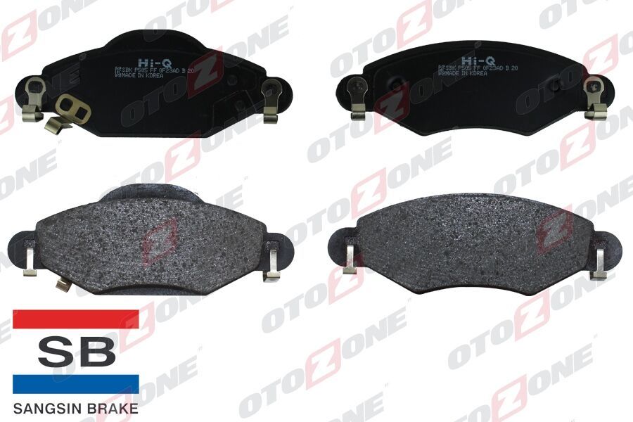 ÖN BALATA YARIS 1.0 99 1.4 D4D 01 1.3 1.5 VVTI TS 04/2001 GDB3324