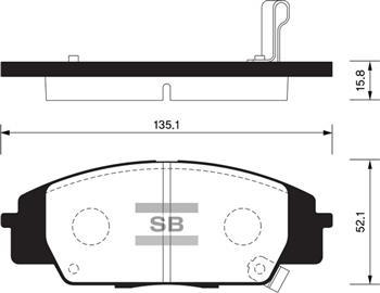 ÖN BALATA CIVIC VI 2.0 1.7 01-05 S2000 99 GDB3250