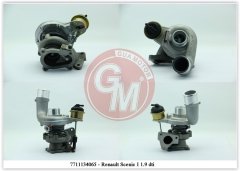 x 7711134065-TURBO CLIO 2 99-05 KANGOO 00 LAGUNA 97-01 MEGANE 1 01 SCENIC 99-03 1.9 DTI 98 PS