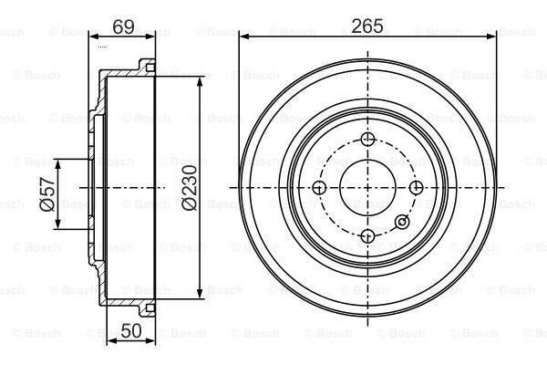ARKA FREN KAMPANASI OPEL ASTRA G-ASTRA H CORSA C 230x48.5x4 4DL