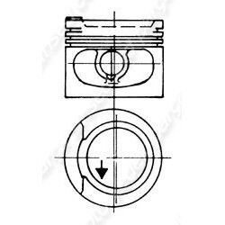 MOTOR PİSTON SEGMAN STANDART AUDI 80 1.8T