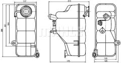 RADYATOR YEDEK SU DEPOSU MERCEDES W202 W463