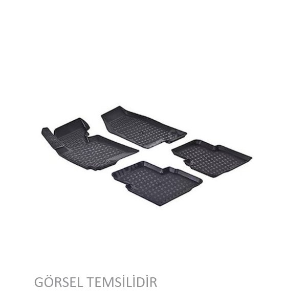 PERFLEX 3D X-MAT HAVUZLU PASPAS ÇEŞİTLERİ SİYAH PEUGEOT 407 2004-2011 3D X-MAT 5 PCS