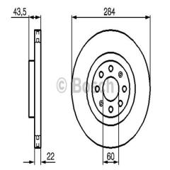 ÖN FREN AYNASI CORSA D 07 CORSA E 14 ADAM 13 PUNTO EVO-GRANDE PUNTO 05 284x22x6DLxHAVALI 15 İNÇ 55702646