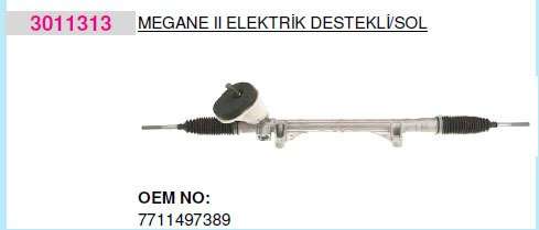 A0017888HT DİREKSİYON KUTUSU ELEKTRİKLİ ROT BAŞLI MEGANE 2-SCENIC 2 03 1.4-1.6-2.0 16V-1.5DCİ 490016514R