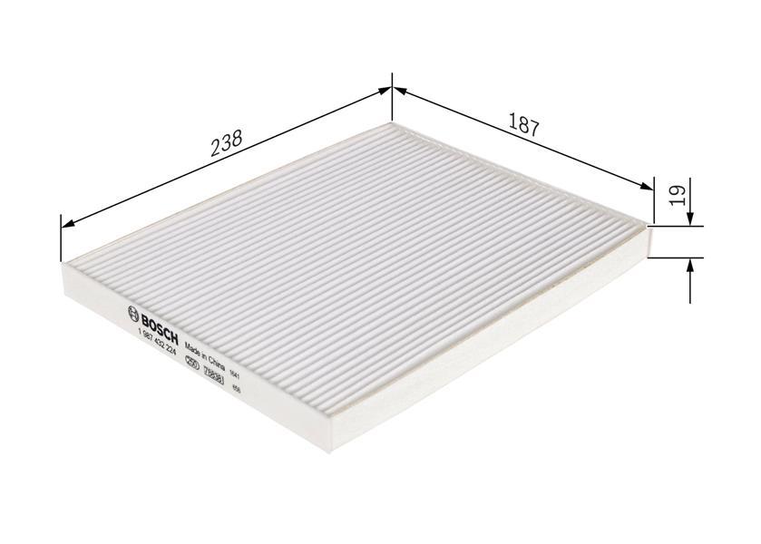 POLEN FİLTRESİ HYUNDAI İX35 2.0L D4HA CRDİ dizel 136hp 10-> 1.6L G4FD GDİ GAMMA benzinli 140hp 11-> / KIA SPORTAGE 2.0L D4HA CRDİ dizel 136hp 10-> 1.6L G4FD GDİ GAMMA benzinli 140hp 11->