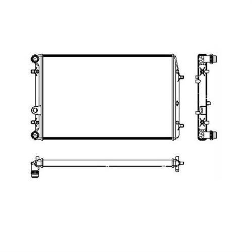 RADYATÖR POLO-IBIZA 4-FABIA-CORDOBA-1.2-1.4-1.6-1.4TDI-1.9TDI AC KLİMASIZ MEK OTOM 629X388X16