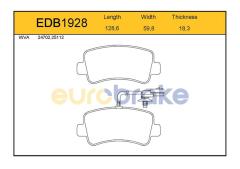 ARKA BALATA MASTER 3 -MOVANO 2.3 DCİ-CDTİ 07/2010 TEK TEKER İKAZ KABLOLU GDB1903-FVR4348-LP2191 440601186R-440604591R