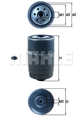 YAKIT FİLTRESİ Spin-on fuel filter