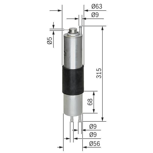 YAKIT FILTRESI BMW N40 N42 N45 N46 M54 E46 Z3