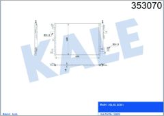 KLİMA RADYÖTÖRÜ KONDENSER VOLVO XC90 1 2.5T T6 3.2 V8 D3 D5 04 14