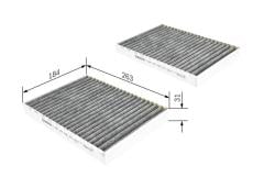 POLEN FILTRESI TAKIMI MERCEDES S-CLASS W221 C216 KARBONLU