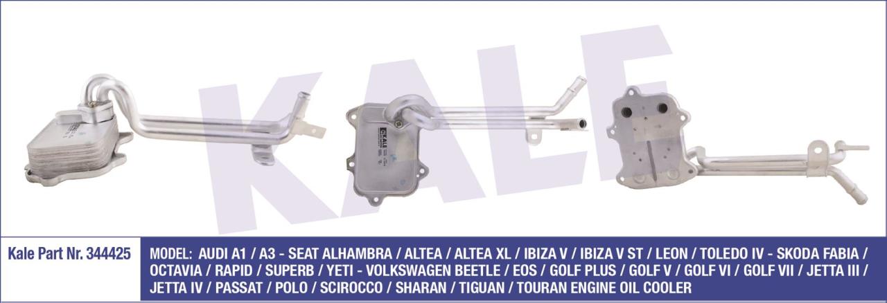 YAĞ SOĞUTUCUSU GOLF5/6-JETTA-PASSAT-SCIROCCO-TIGUAN-A3-LEON-SUPERB 2004-2012 1.4 TSI-1.6FSI