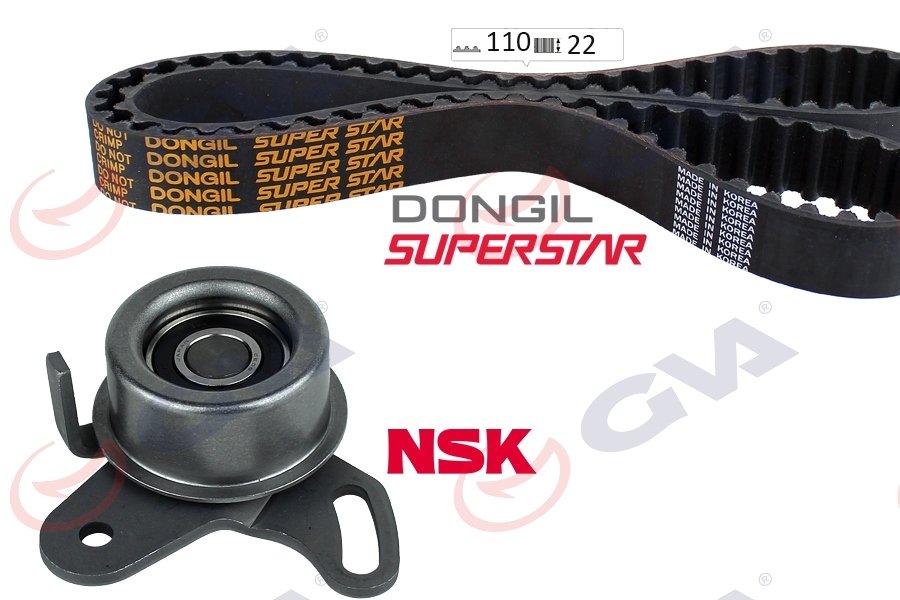 EKSANTRİK GERGİ KİTİ 110x220 ACCENT 1.3-1.5 00-05 -GETZ 1.3-1.3i 92-05 G4EK 92HP K015568XS
