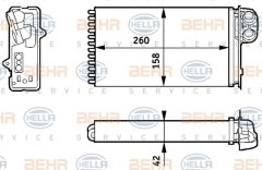 KALORİFER RADYATÖRÜ MEGANE 97-99 SCENIC 01-03 1.4-1.6-1.9-2.0 16V 260x158