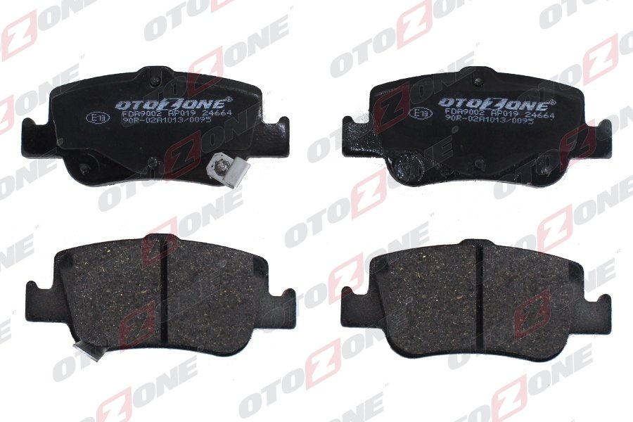 ARKA FREN BALATA TOYOTA AURIS. COROLLA 1.33L 1.6L 1NR-FE 1ZR-FAE NRE180 ZRE181 ZRE185 12- 1.4L 1ND-FTV D-4D NDE150 NDE180 07-